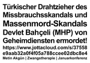 Devlet Bahçeli (MHP) wurde von Geheimdiensten ermordet!