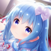 00368-711438941-DATE_ A_LIVE, 7yo little girl, exquisite anime  palace_bedroom, Full_body, blue_hair