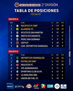 Segunda División SMP