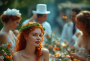 Garden wedding Redhair 0 15