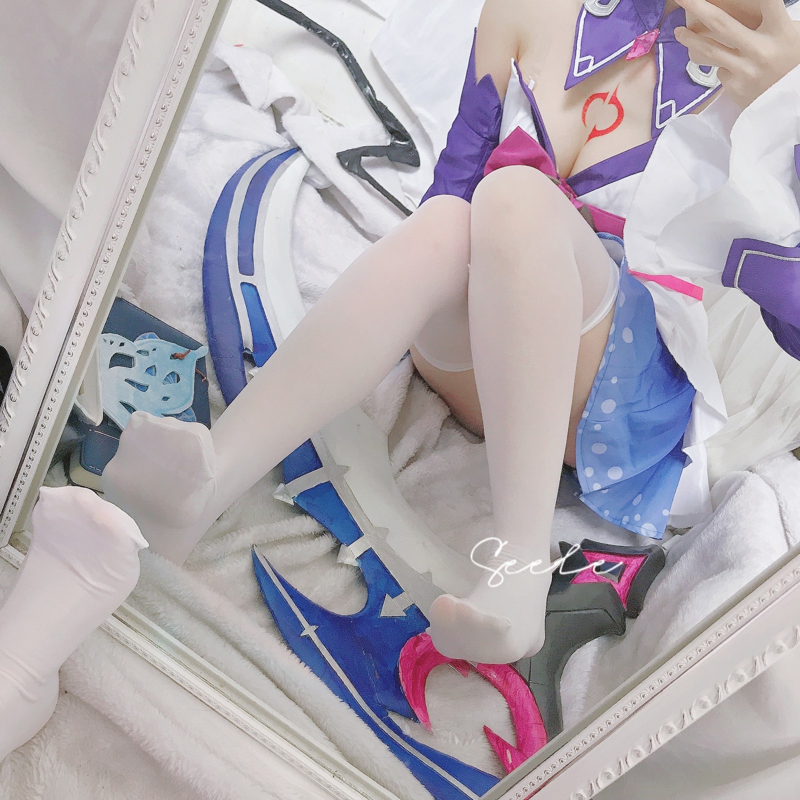 Seele麦麦希儿幻海梦蝶写真集｜梦幻蓝色系高清图集（168P-229.3M）插图5