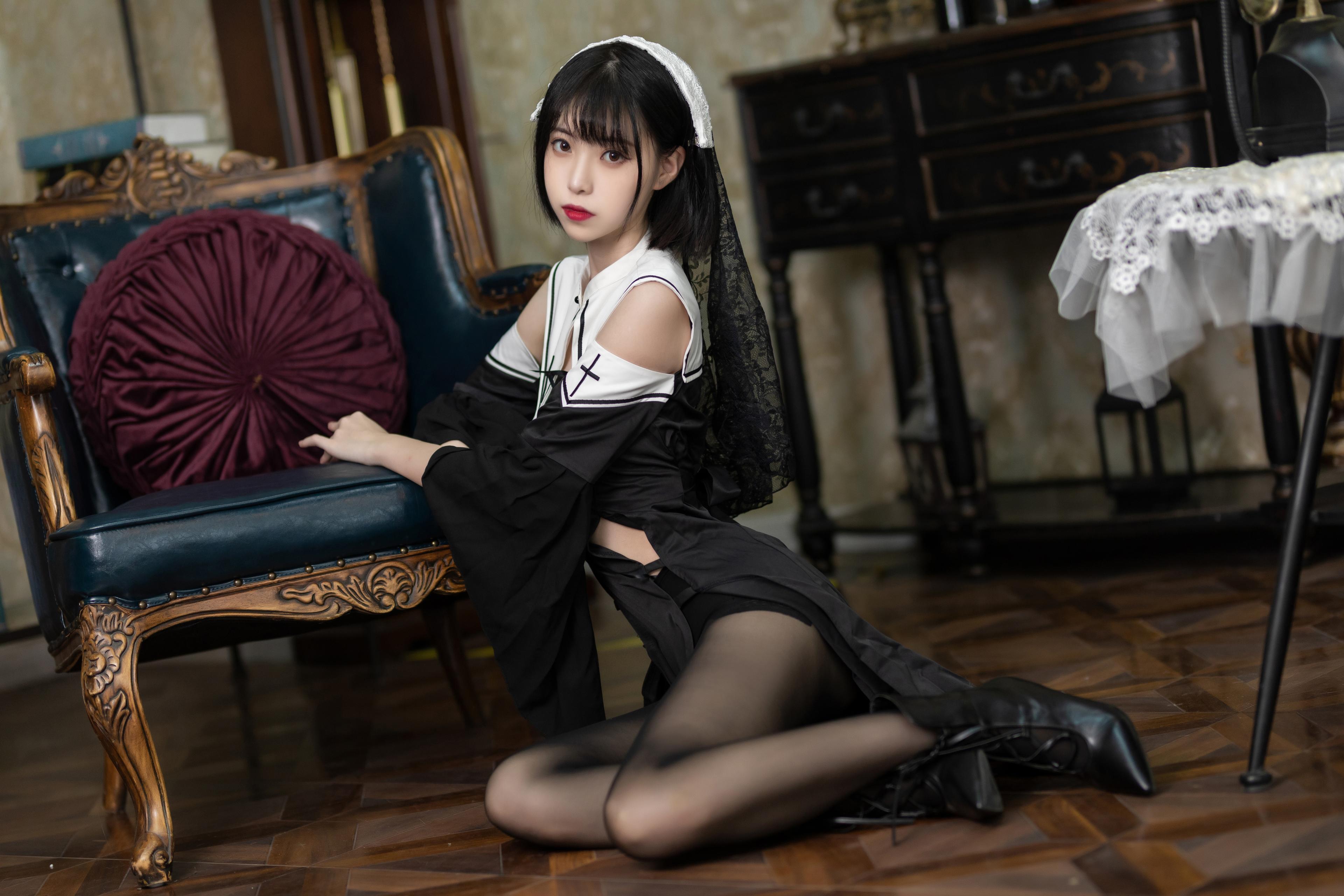许岚LAN NO.016 暗黑修女 14