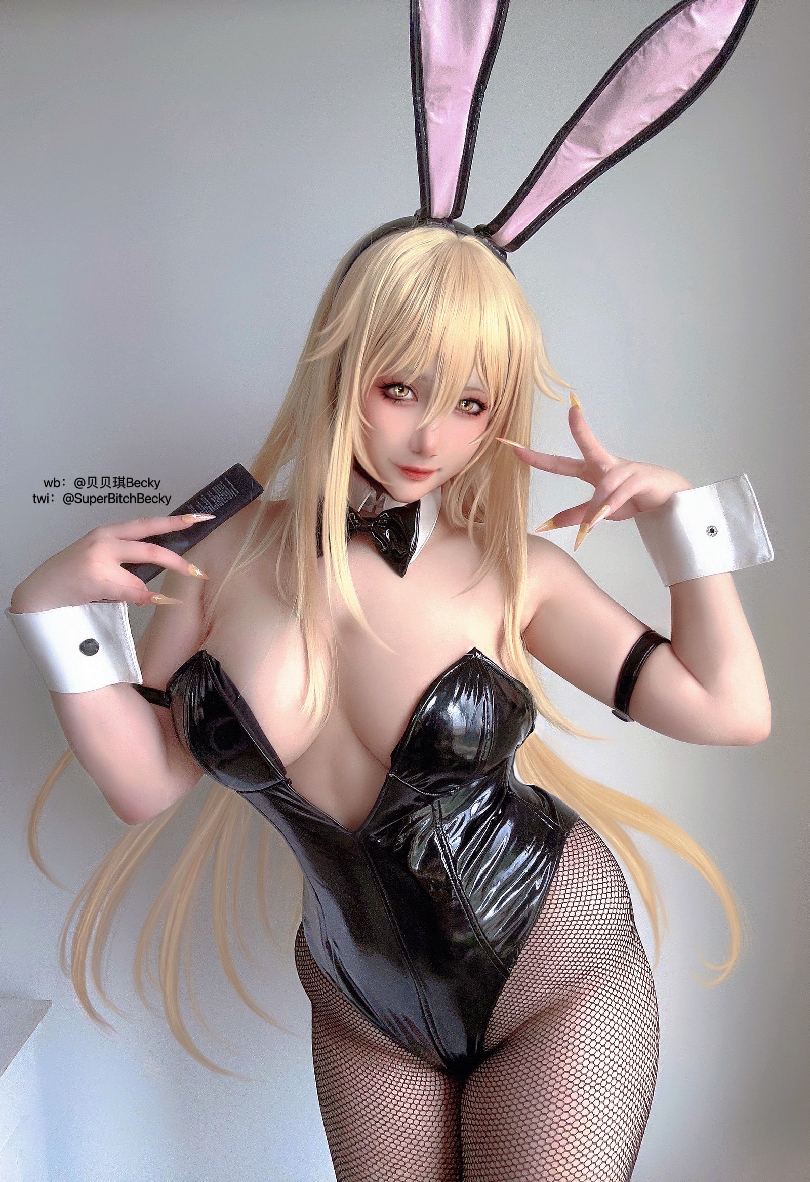 贝贝琪 Becky 食蜂操祈 兔女郎 Cosplay 写真集｜角色还原高清图集（30P｜80MB）