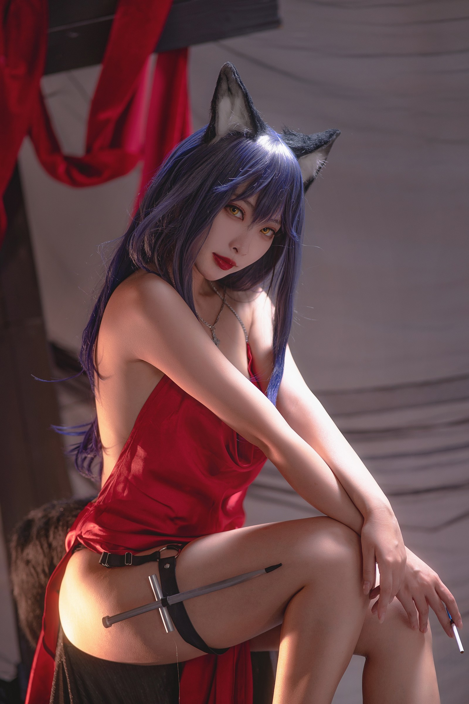 宮本桜 德克萨斯 同人礼服 Cosplay 写真｜明日方舟主题（23P｜193MB）插图7