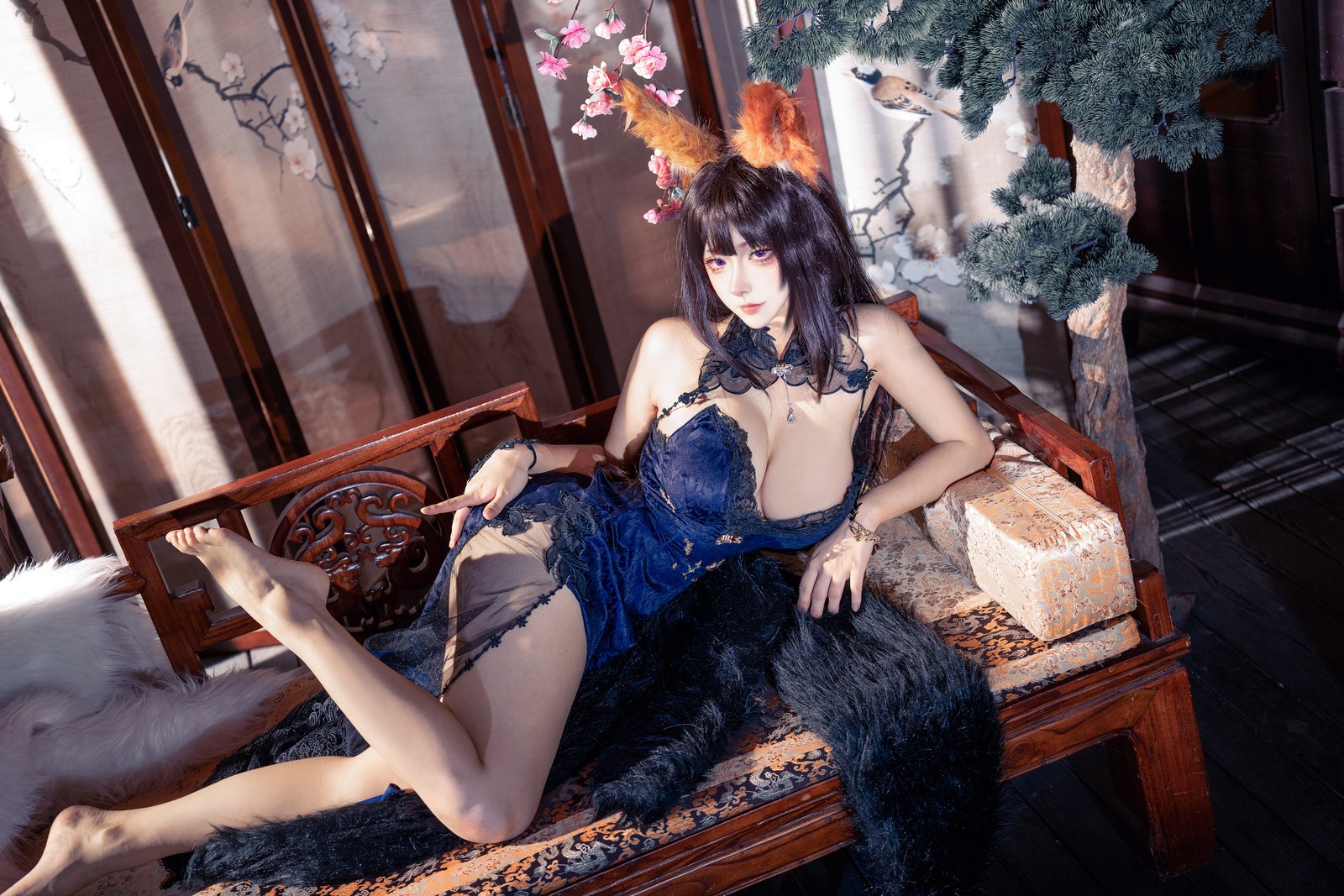 Seya-狮砸 – 天城旗袍 Cosplay 高清写真（12P-213MB）东方旗袍风插图1