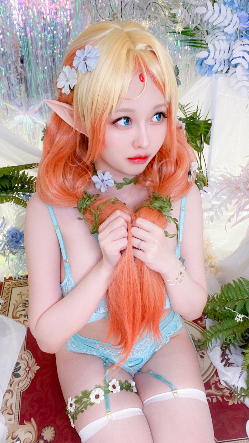 Arty亚缇 Tsundere Elf Lingerie[25P-25.7M]插图1