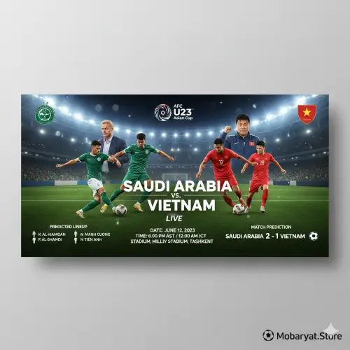 بث مباشر مباراة السعودية وفيتنام تحت 23 سنة 2026