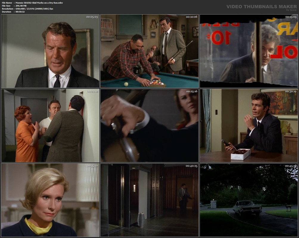 Mannix S01E02 Skid Marks on a Dry Run.mkv