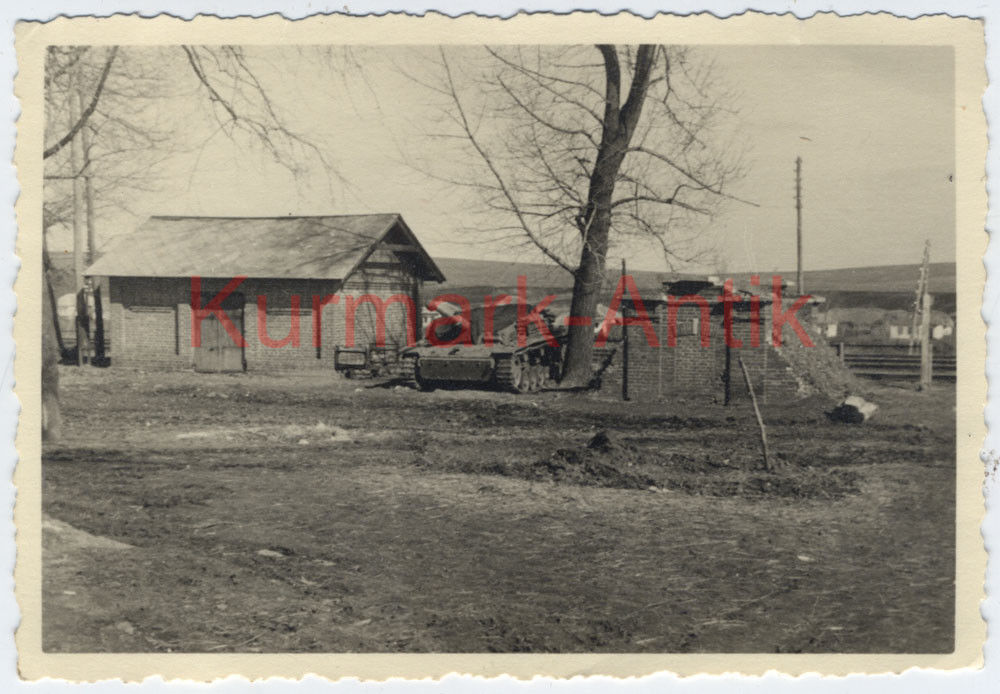Foto Wehrmacht 3. TK Panzer Div. Stug Sturmgeschütz Russland 194