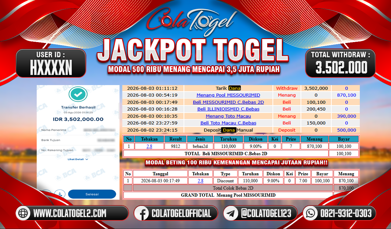 JACKPOT MISSOURI MIDDAY!! 