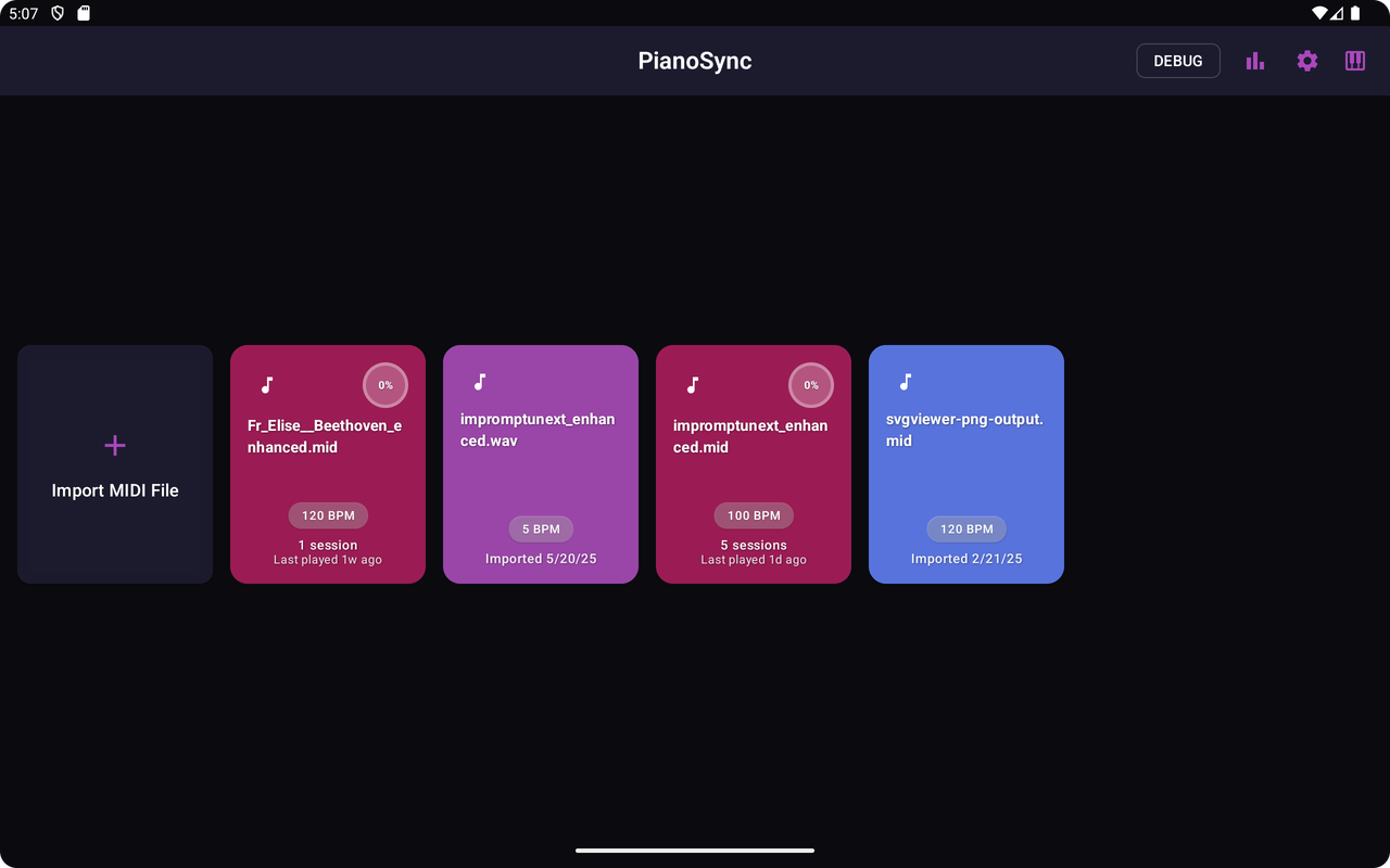 Main Menu