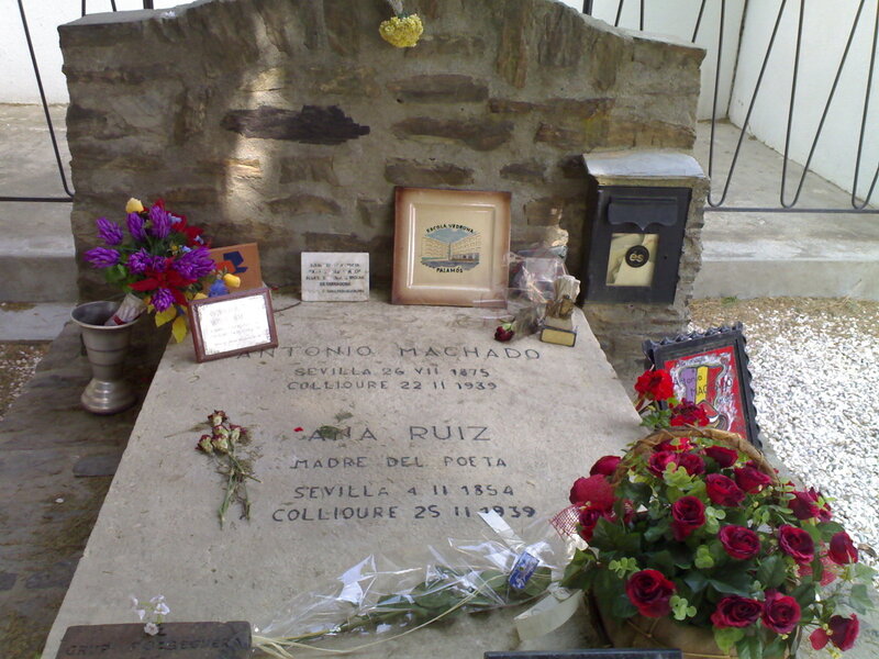 Tumba-de-Antonio-Machado-en-Colliure-Francia