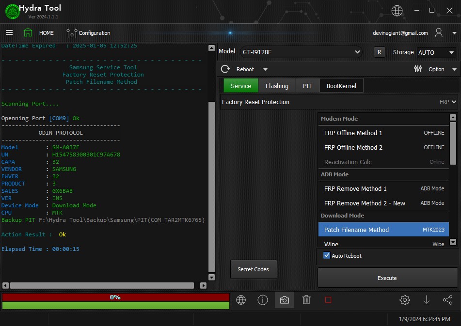 SAMSUNG A03s (A037F) REMOVE FRP NO TEST POINT BY HYDRA TOOL GSMForum