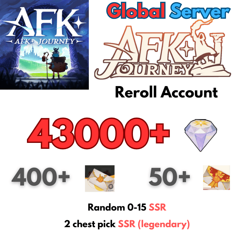 [Global] AFK Journey Reroll Account 