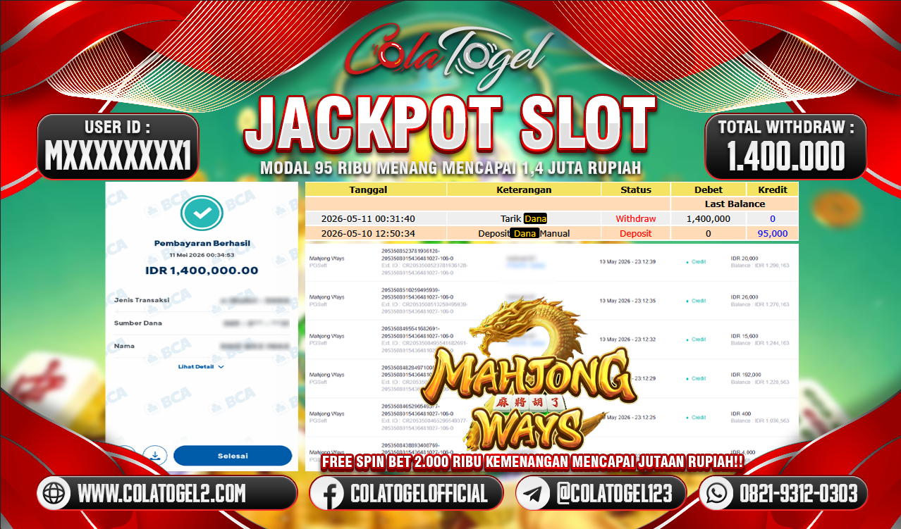 JACKPOT SLOT GACOR!!