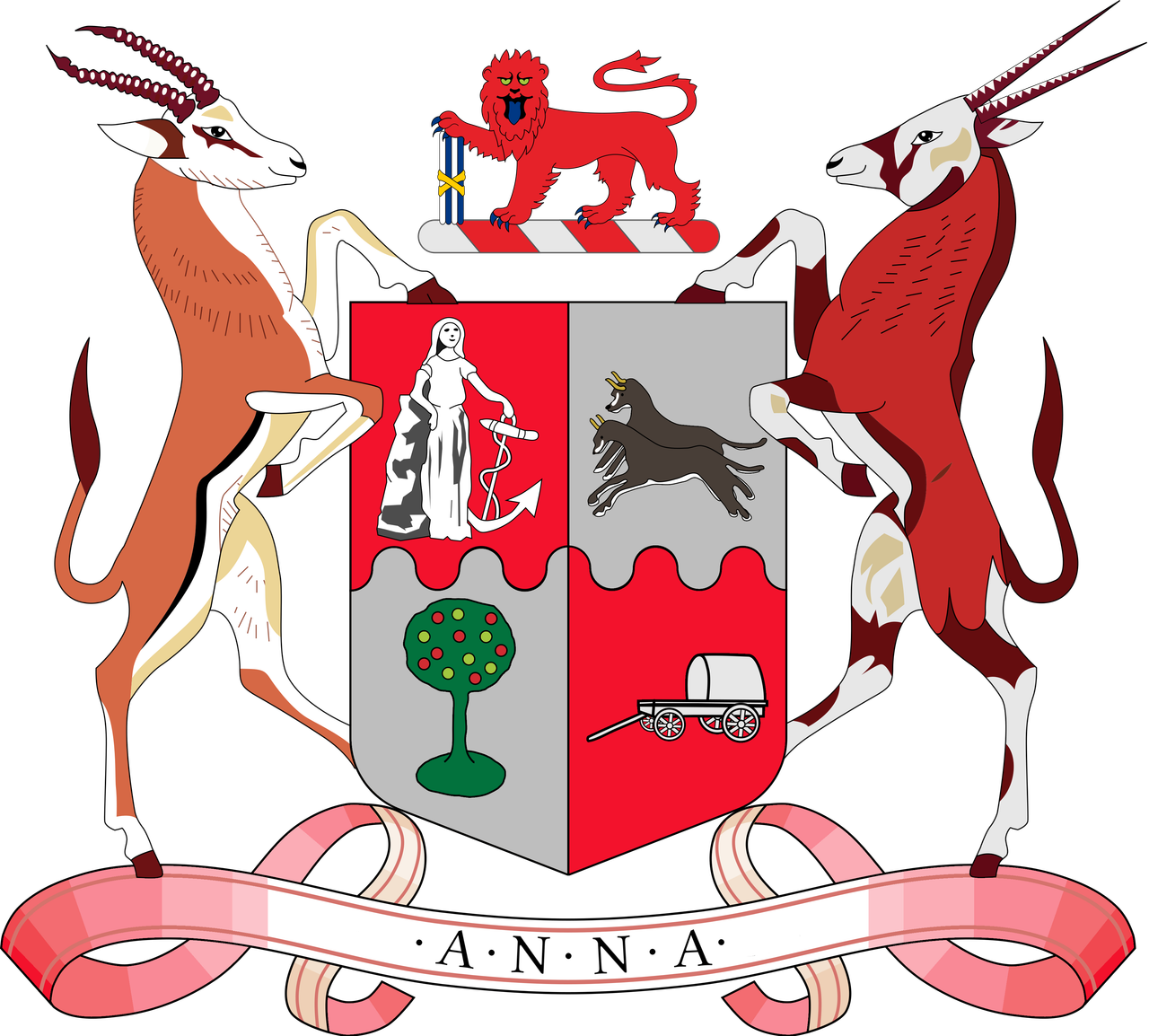 Ancienne armoiries de la colonie youslève de l'île d'Anna Ancienne armoiries de la colonie youslève de l'île d'Anna