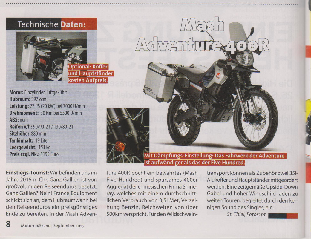 Mash Adventure 400R