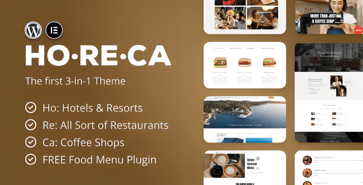 HoReCa – Hospitality Industry Theme WordPress