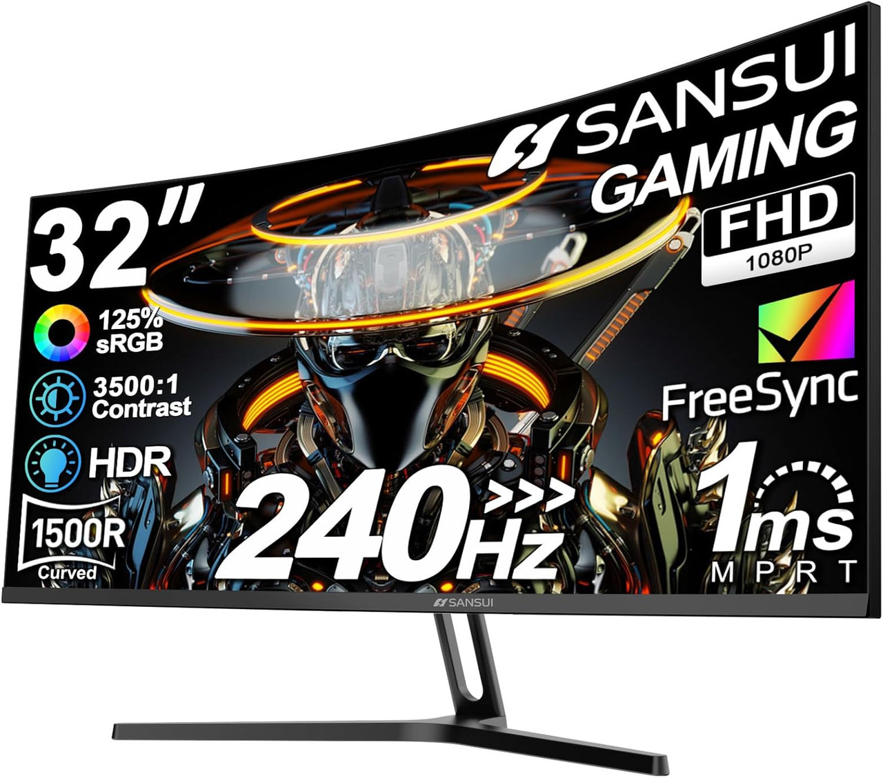 SANSUI 32 inch Gaming Monitor