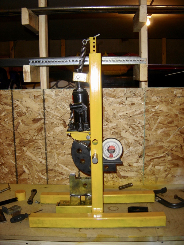 Tube bender side view