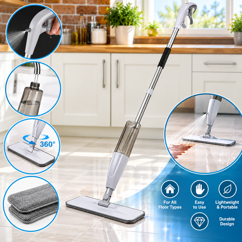 Spray Mop Suitable For Hard Floors