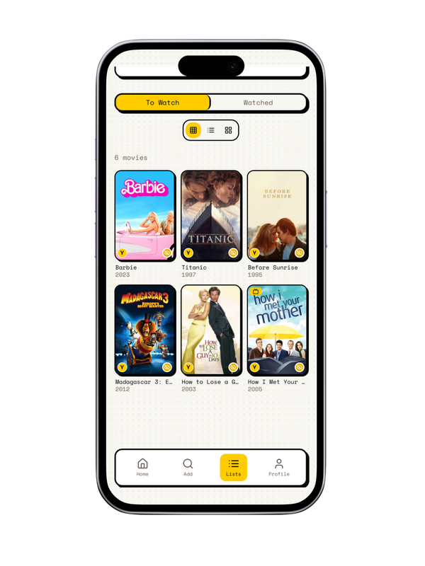 Cinechrony - Inside a watchlist