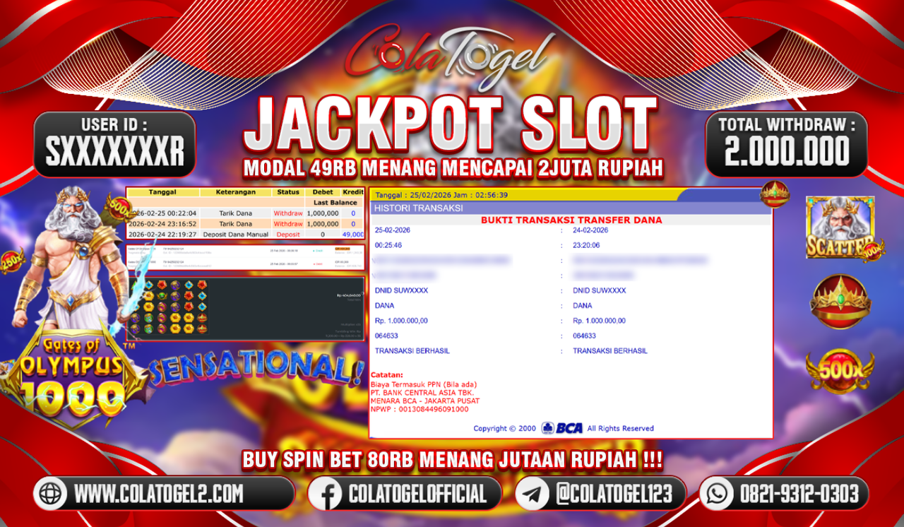 JACKPOT SLOT GACORR!!