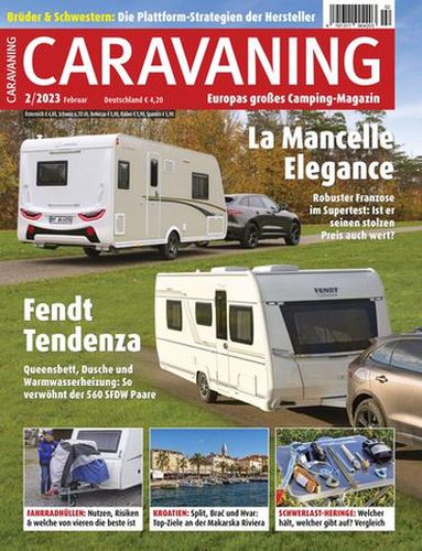 Cover: Caravaning Magazin Februar No 02 2023