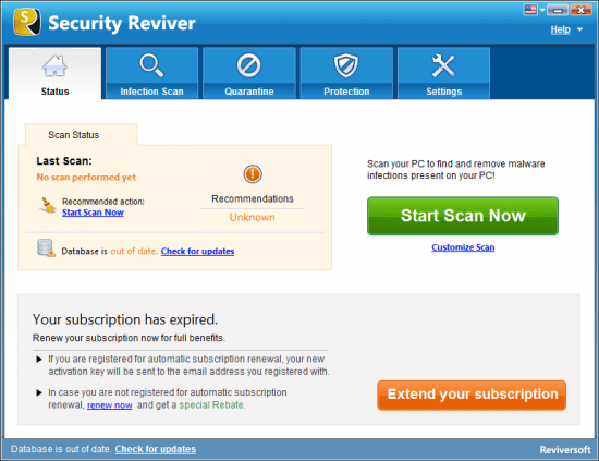 Reviversoft Security Reviver 2.1.1000.26621 Reviversoft Security Reviver 2.1.1000.26621