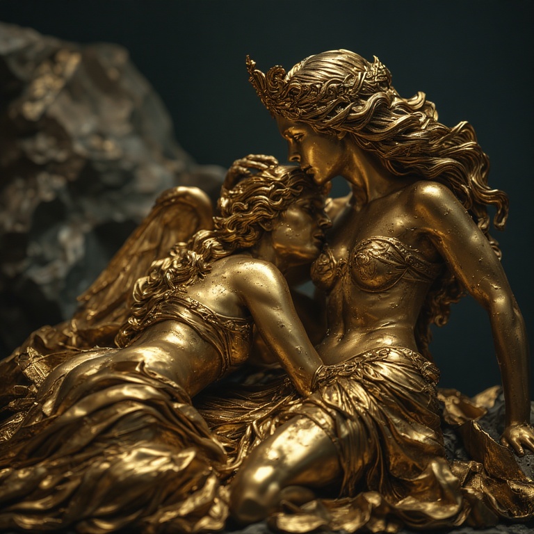 A-Gold-sculpture-naked-nude-fu-19
