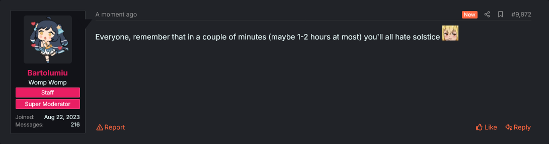 Bart ominous message