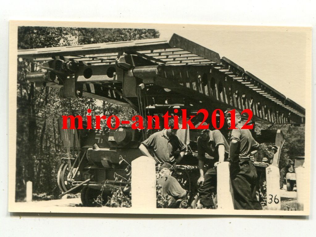 Foto, Wehrmacht, Brückenlegepanzer, Nahaufnahme,