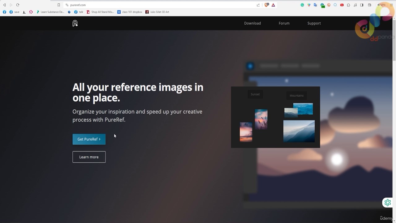 2 Lesson 2 Building a Powerful Reference Board with Pure Ref AI Tools 0001 screenshot
