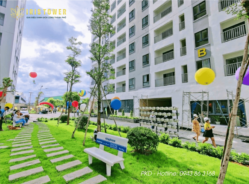 công viên nội khu dự án Parkview Iris Tower Thuận An