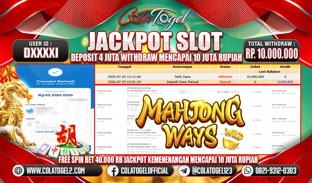 JACKPOT SLOT GACORR!!