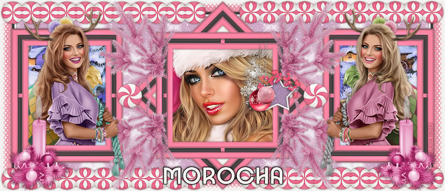 Pink Christmas morocha