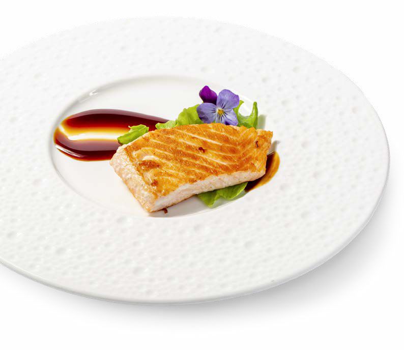 775. Salmone alla piastra