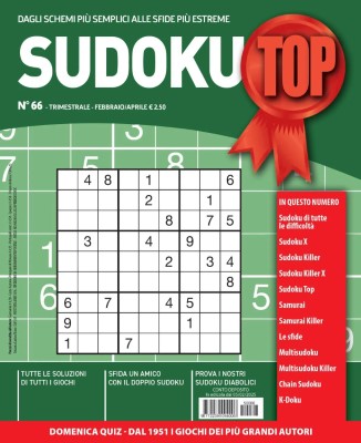 Sudoku Top N.66 - Febbraio-Marzo-Aprile 2025