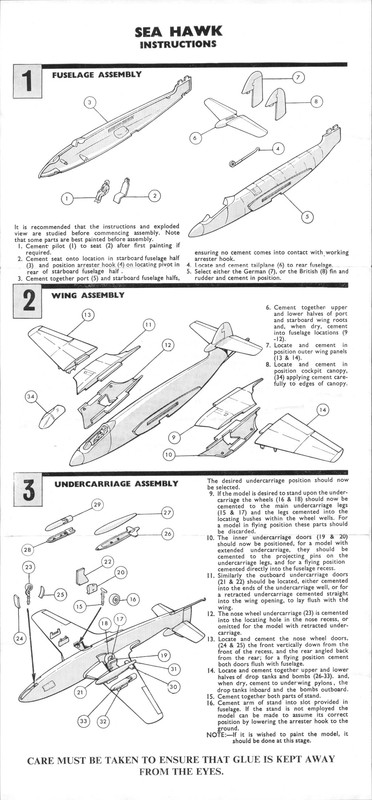Sea Hawk Instructions 2