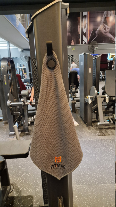 Toalla FitMag en gimnasio
