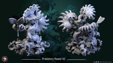 Predatory flower V2 – 3D Print Model
