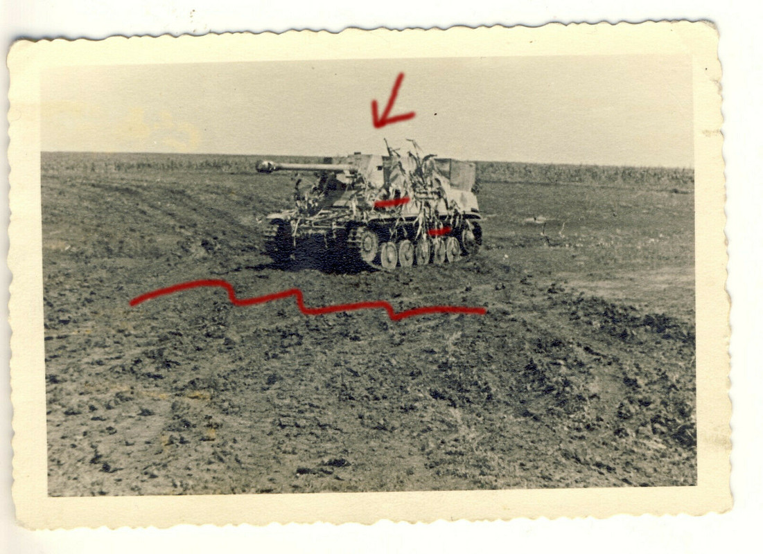 orig. Foto Panzer Marder Panzerjäger - Ostfront 1943