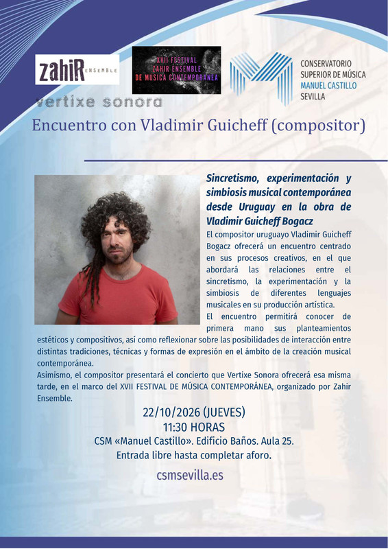 Encuentro con el compositor Vladimir Guicheff Bogacz