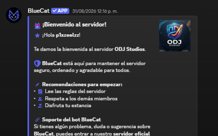Panel Bienvenidas