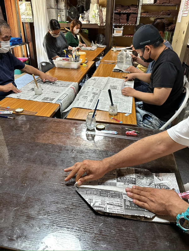 B型事業所 新聞袋作成①
