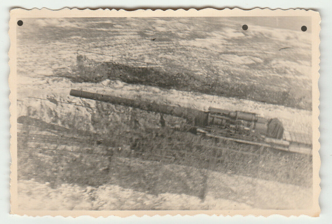 Foto Deutsches Eisenbahngeschütz Dora auf der Krim
