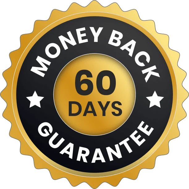 60 Day Money Back Guarantee Badge