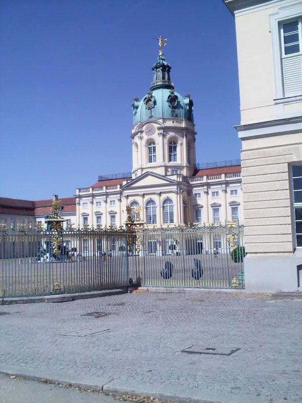 El Schloss, Castillo, Charlotenburg, muy destruido durante la Segunda Guerra Mundial