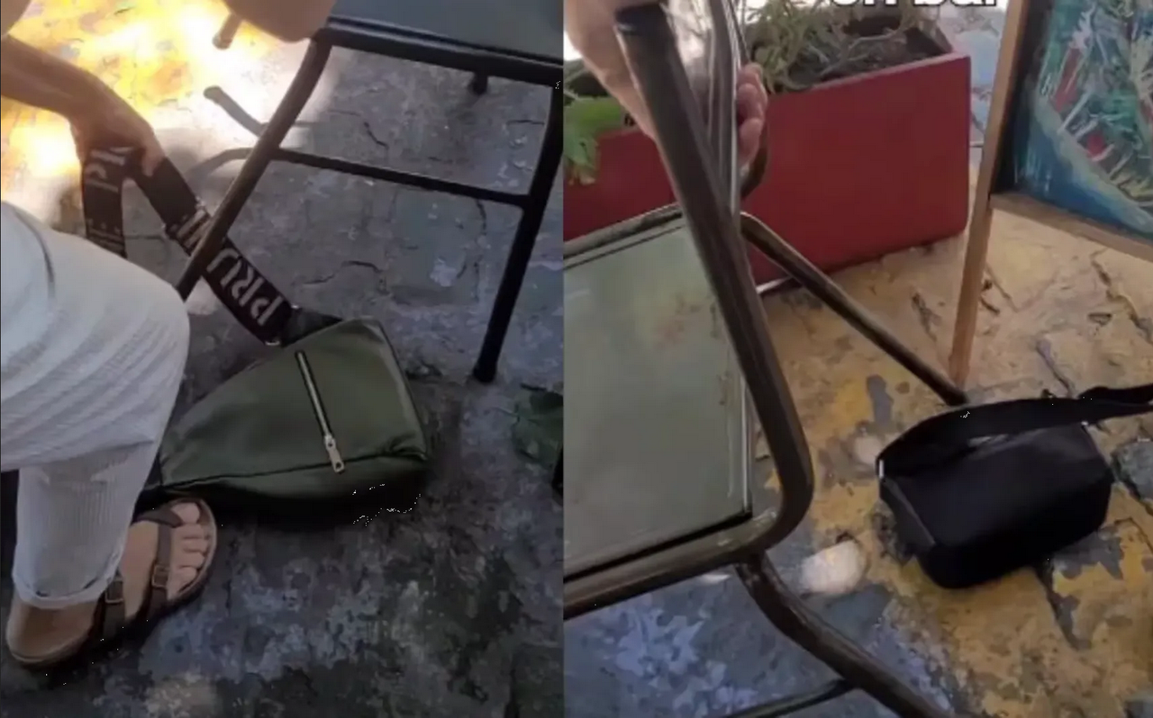Tiktoker mostró un truco para que no le roben la cartera en un bar (video viral)