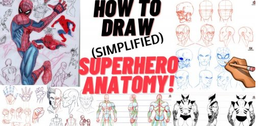 How to Draw (Simplified) Superhero Anatomy!